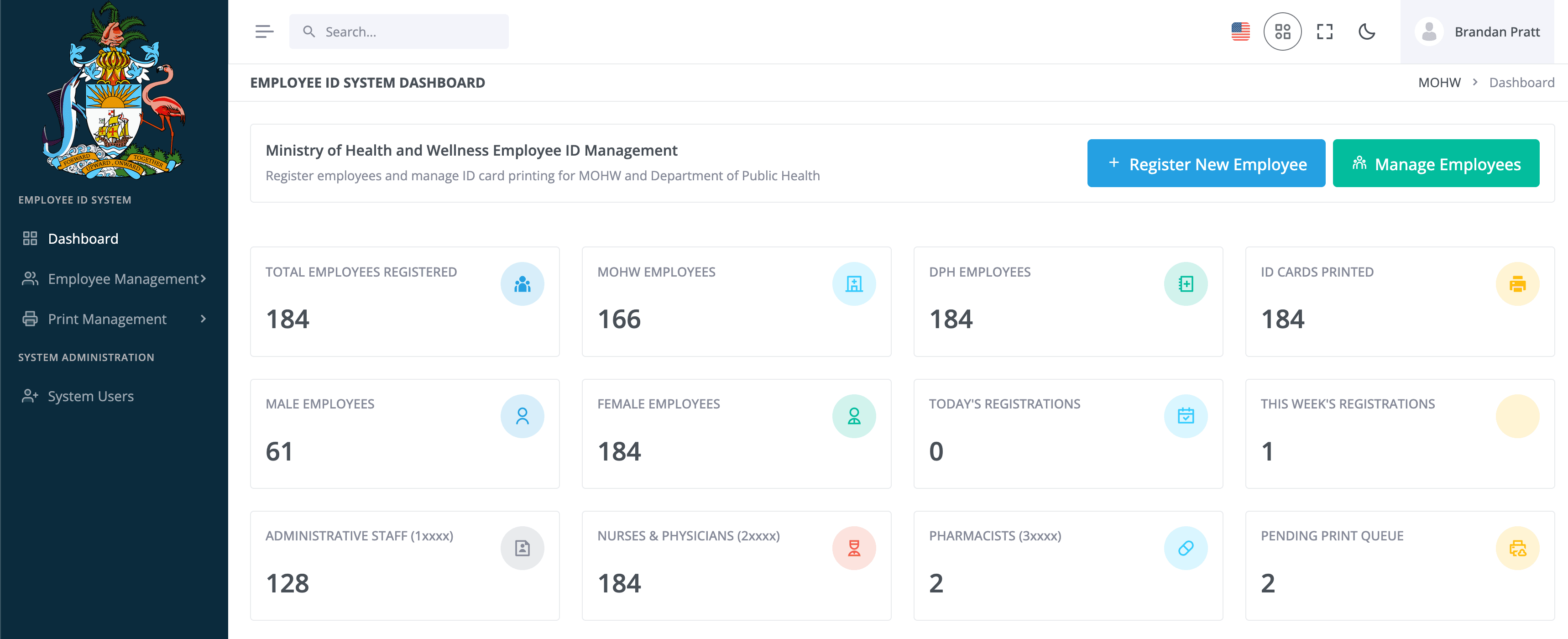 Employee ID Management System thumbnail 2