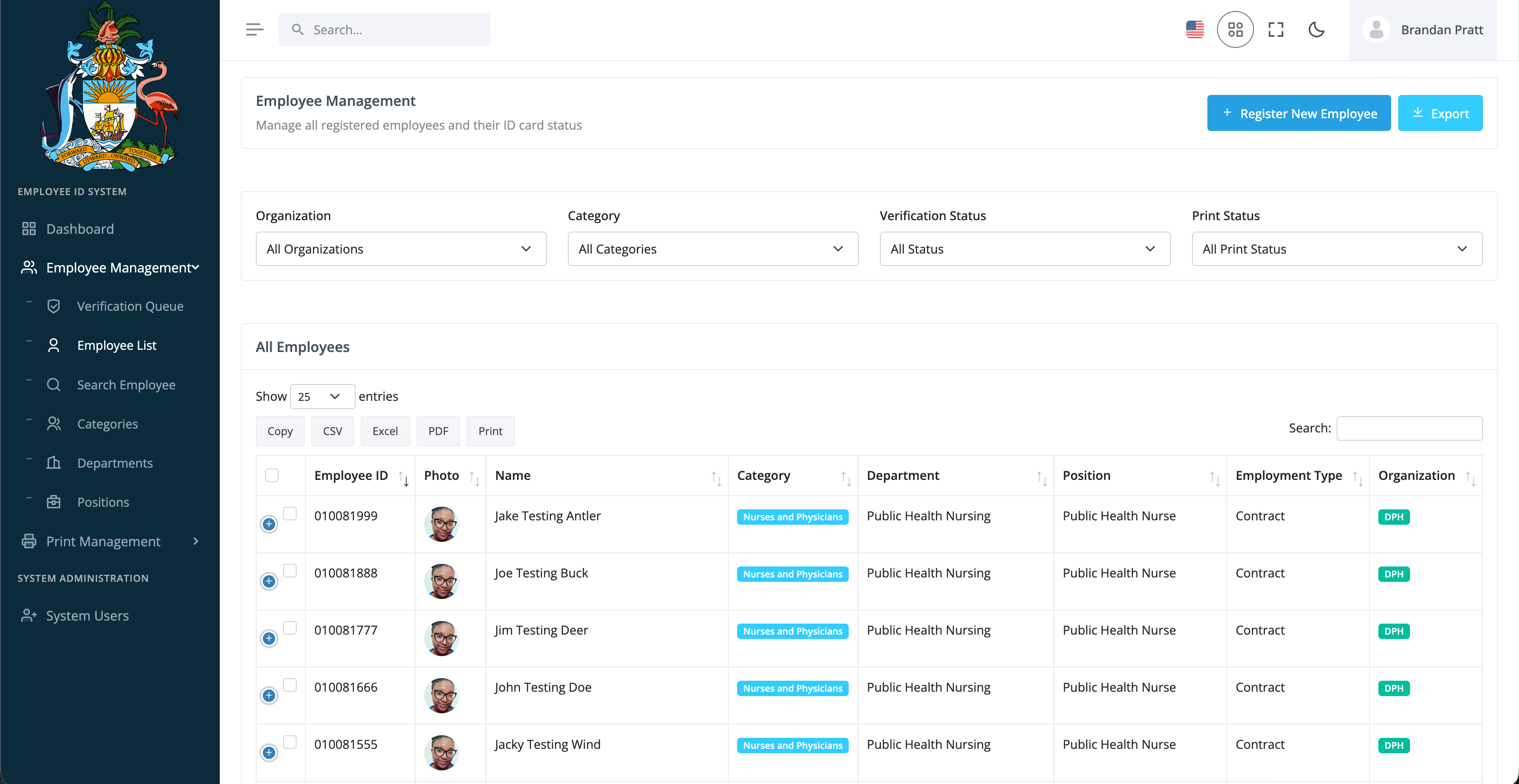 Employee ID Management System thumbnail 3