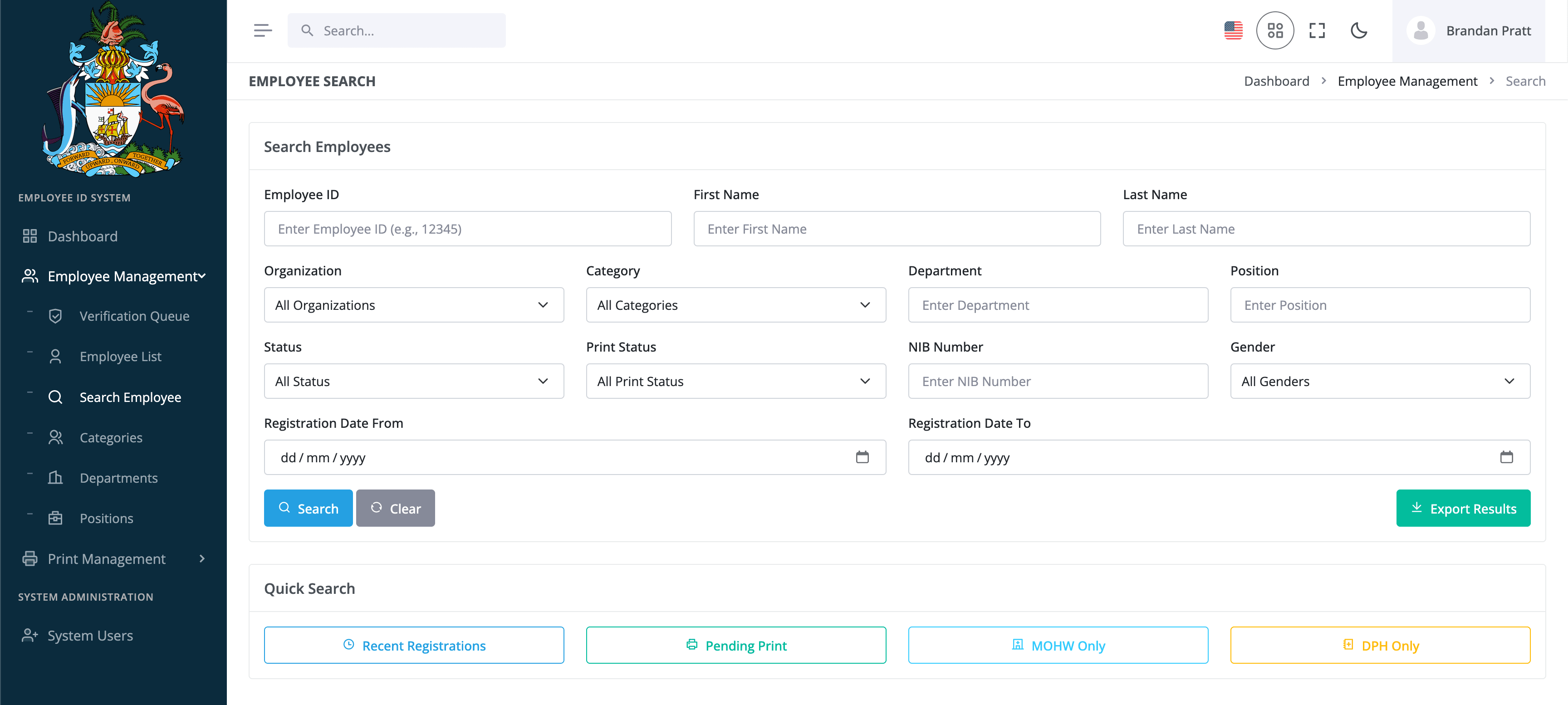 Employee ID Management System thumbnail 5